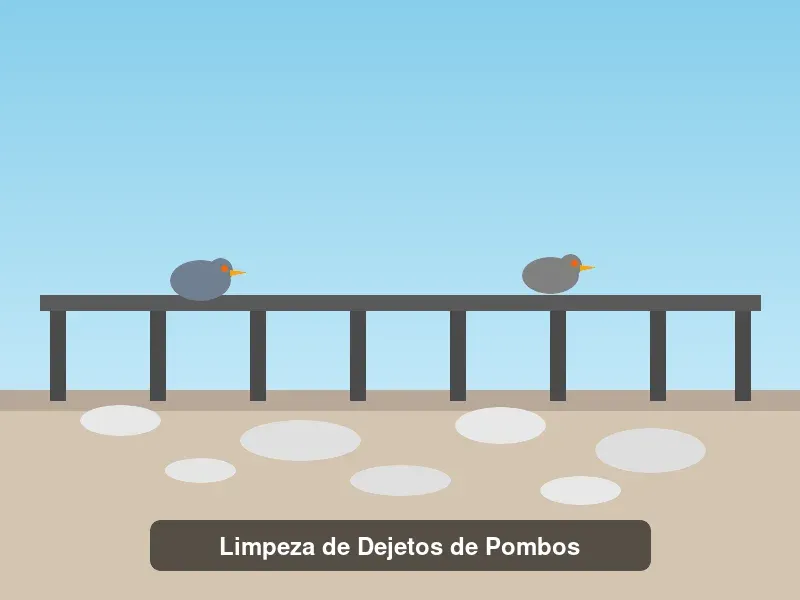 Limpeza de Dejetos de Pombos